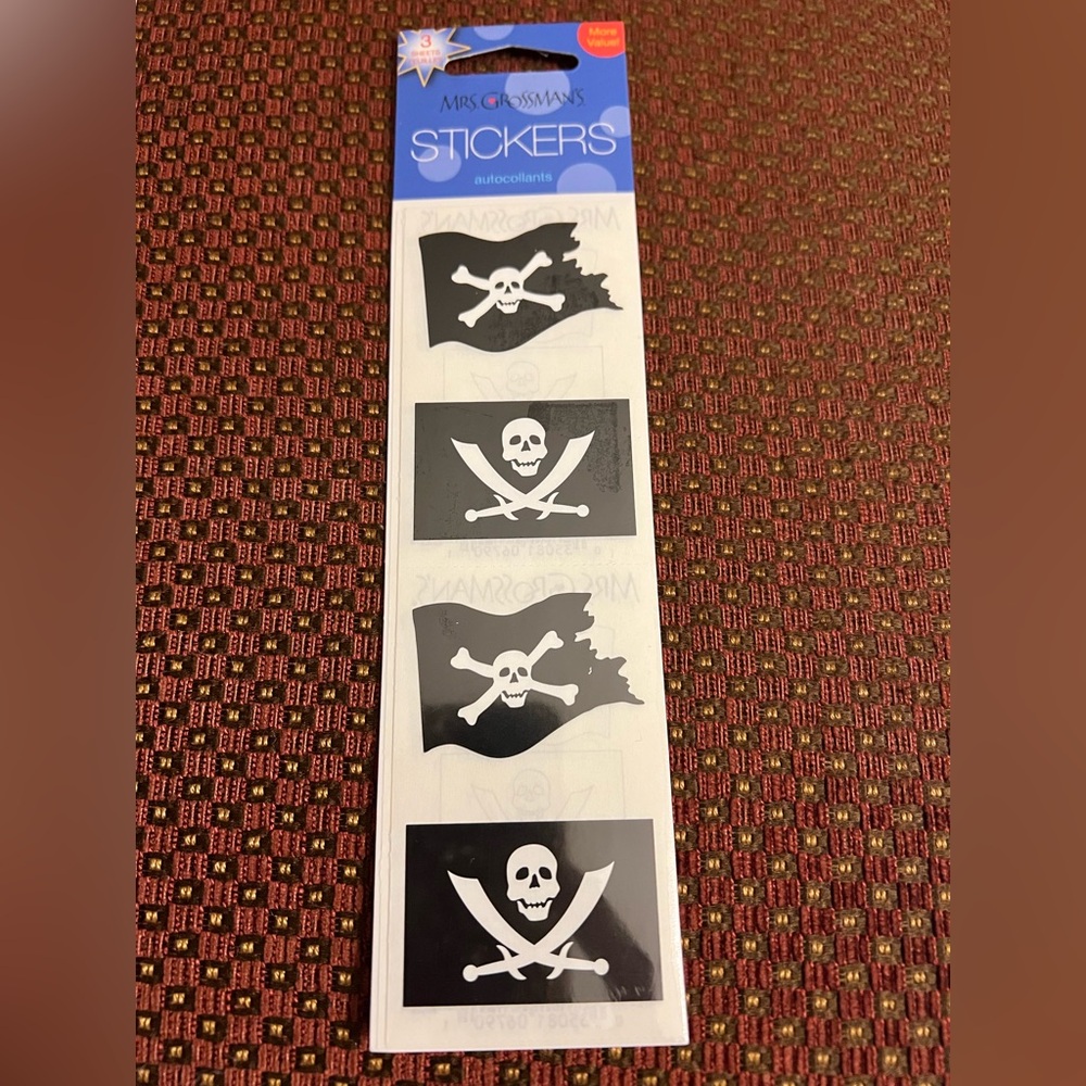 Pirate Assorted Scrapbook Stickers - Picture 6 of 7